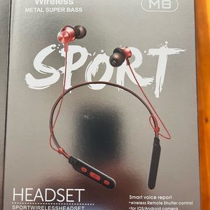 Sport headset, talk, listen ..Bluetooth compatible.